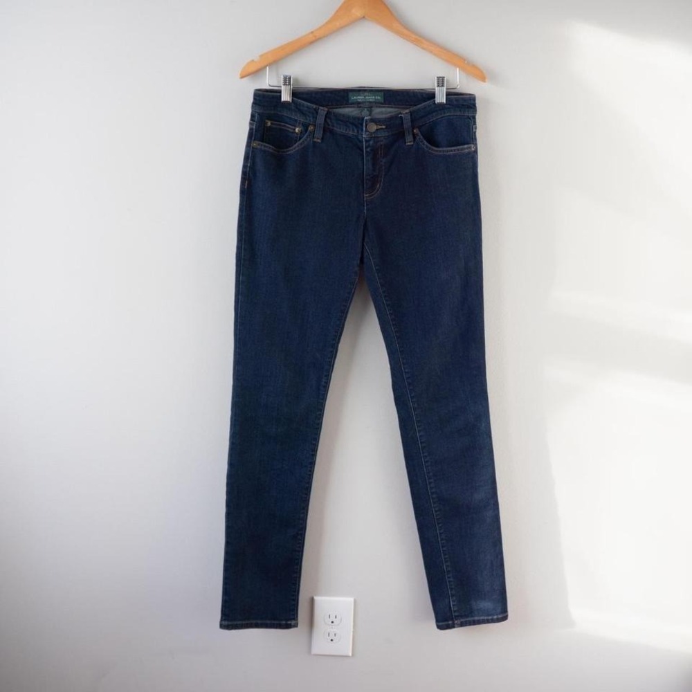 Lauren Ralph Lauren Dark Wash Skinny Jeans